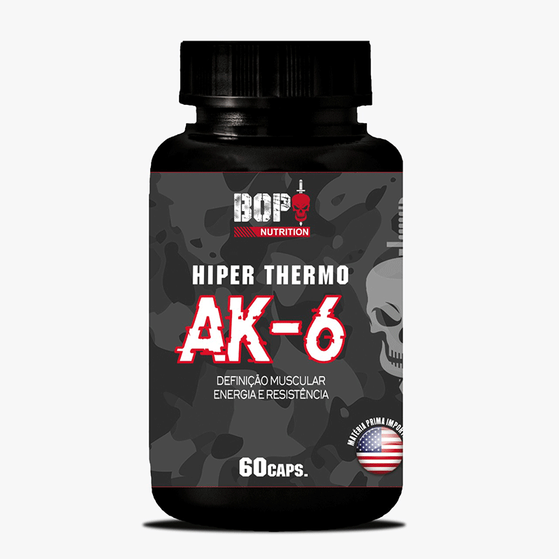 AK 6 - HIPER THERMO 60 C�PSULAS <br> - Bop Nutrition - <br> - R$ 0,00