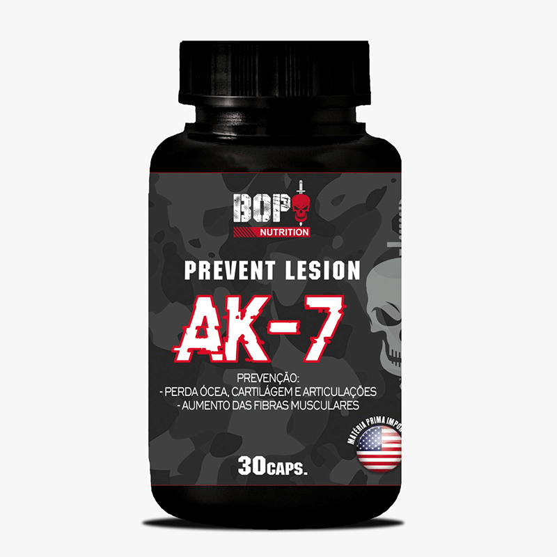 AK 7 - PREVENT LESION 30 C�PSULAS <br> - Bop Nutrition - <br> - R$ 0,00